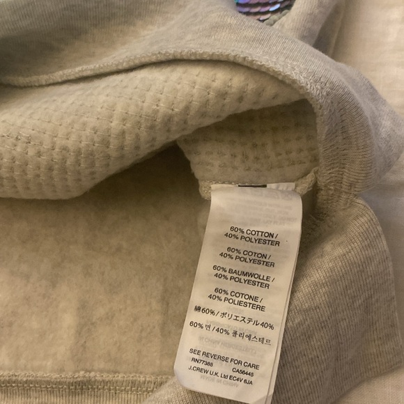 J.Crew Crewcuts girls sequin sweatshirt size 14 - Picture 6 of 9